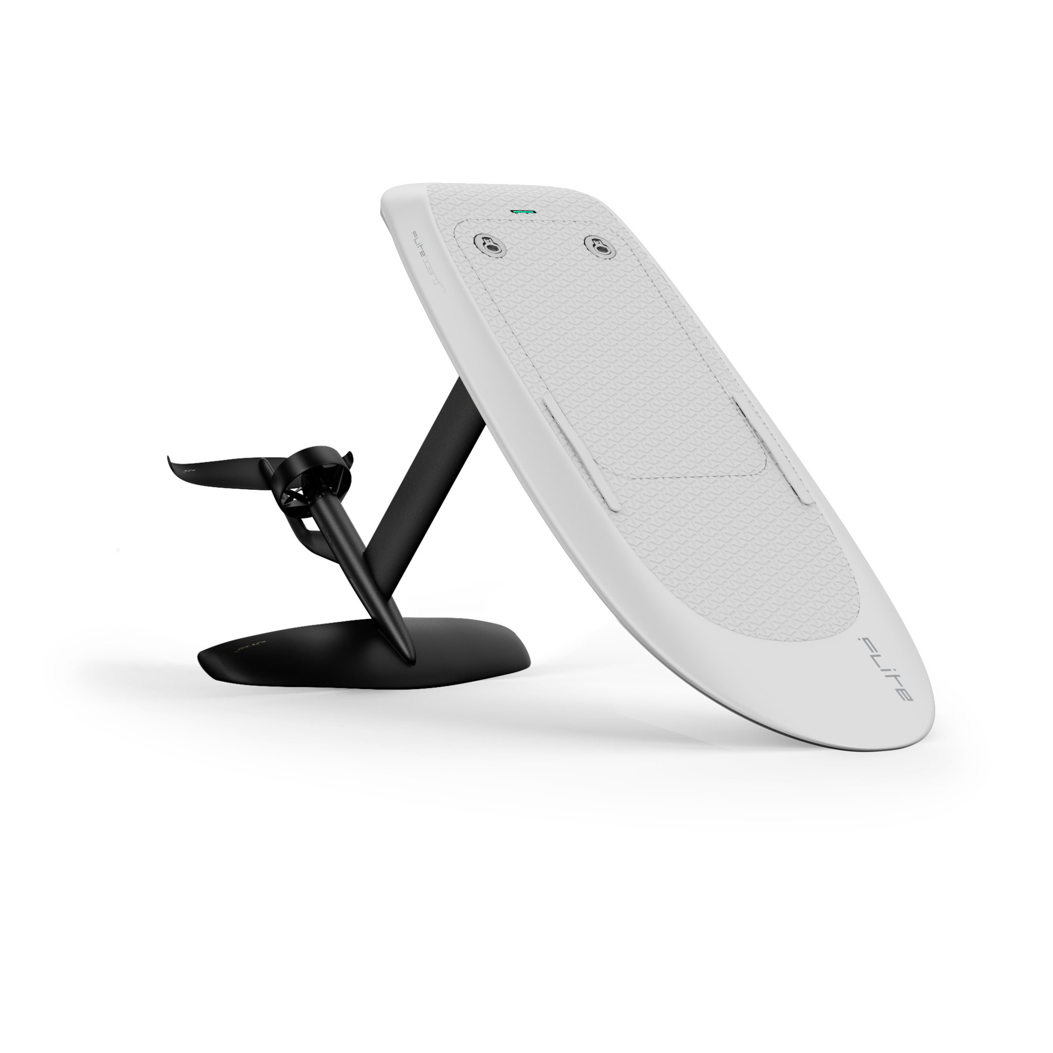 PRO Fiberglass White with Black 29" Mast Fliteboard™ USA