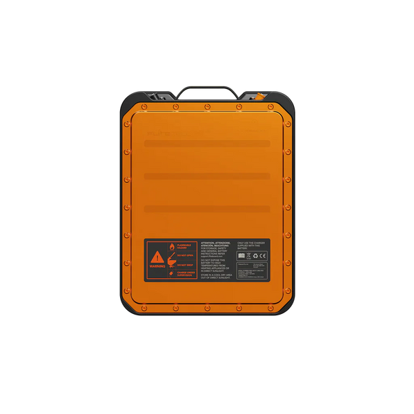 MN Flitecell Explore that is available in a orange anodized titanium battery box 