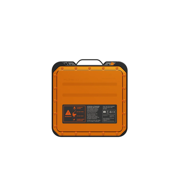 MN Flitecell Sport that comes in a orange anodized titanium battery box