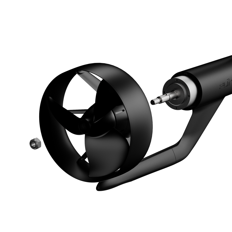 Black Flite Efoil Propeller and Black Module Attachment