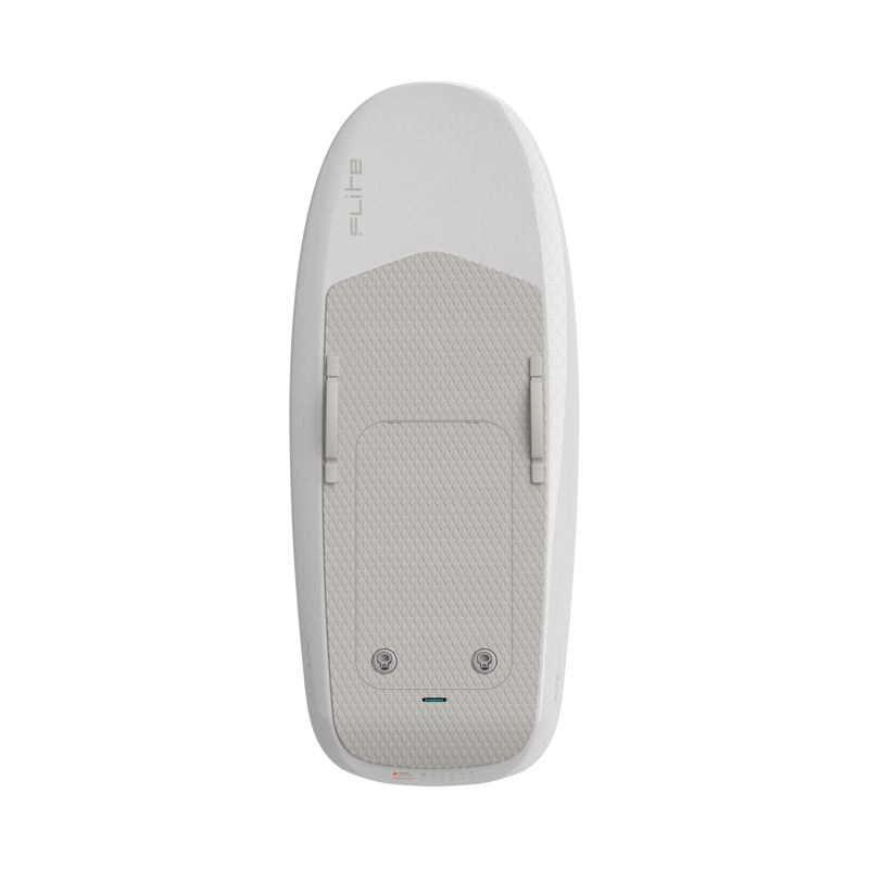 White Fliteboard Carbon Classic Efoil Top View