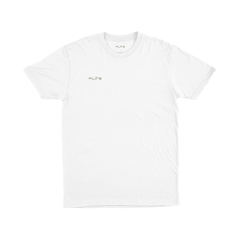 White Flite T Shirt Small With Fliteboard Logo